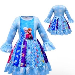 Frozen boutique twirl dress